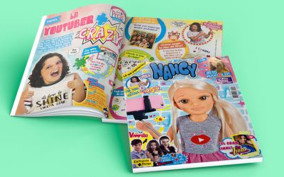 Lady Pecas en la revista Nancy