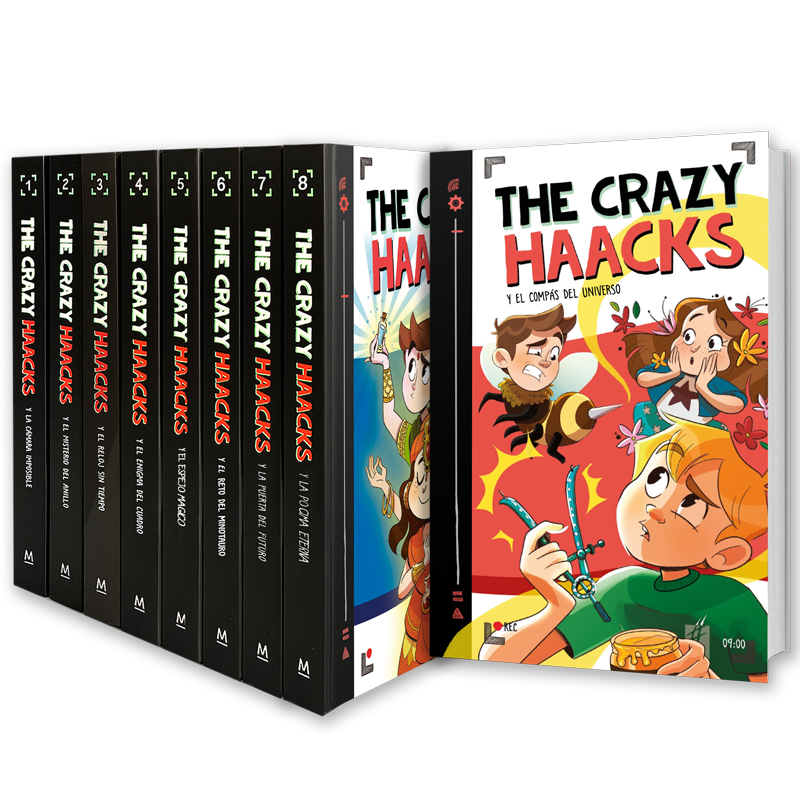 Portadas de la colección The Crazy Haacks